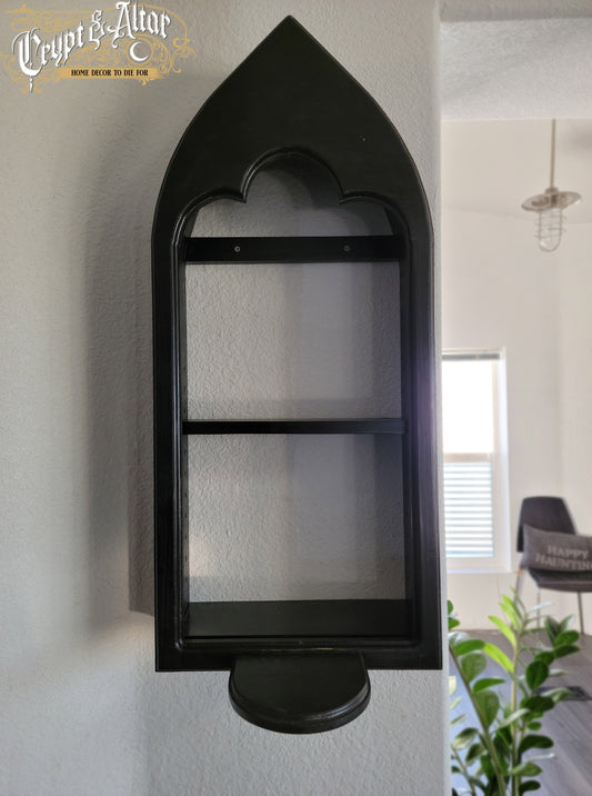 The Ogevil Arch Shelf - Vintage Black
