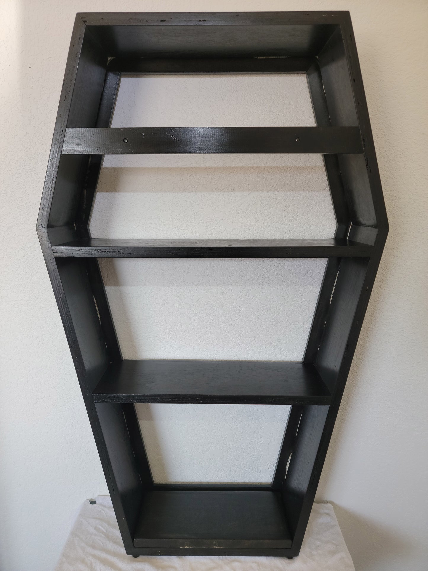 The Coffin Shelf w/LED Lighting V2 Large - Vintage Black